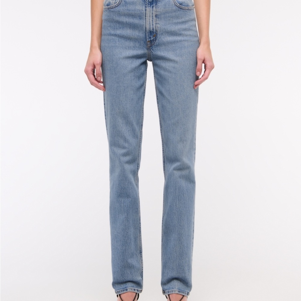 Abercrombie & Fitch Light Blue Women's Jeans 28 Short